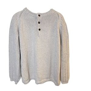 Club Room Mens Beige Cotton Button Knit Sweater XL Made in Australia Grandpacore